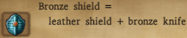 Bronze Shield Alchemy Recipe